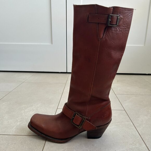 John Fluevog I Believe High Sheryl Tall Boot With Buckles Women's Size 8.5 US - Picture 9 of 16